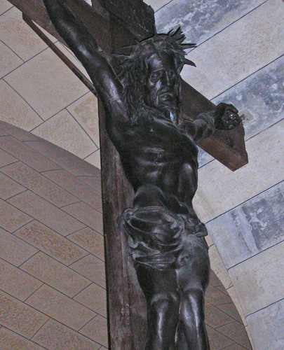 Just Becquet : Christ en croix