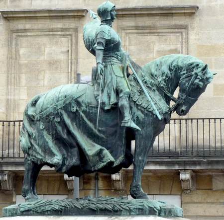 Jules Dchin : Statue questre de Jeanne d'Arc