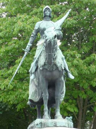 Jules Dchin : Statue questre de Jeanne d'Arc