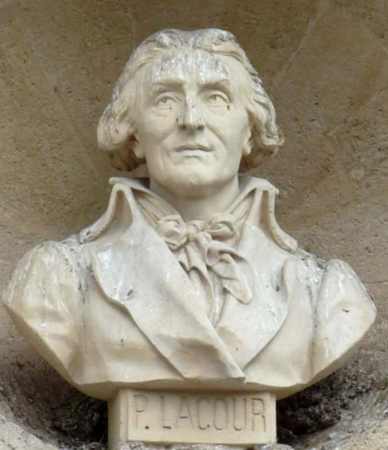 Edmond Prvot : Buste de Pierre Lacour fils