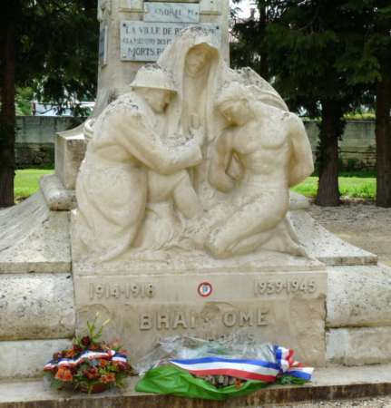 Georges Halbout du Tanney : Monument aux morts de Brantme