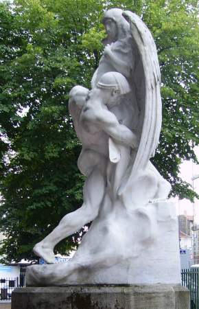 Auguste Carli : La Lutte de Jacob et de l'Ange