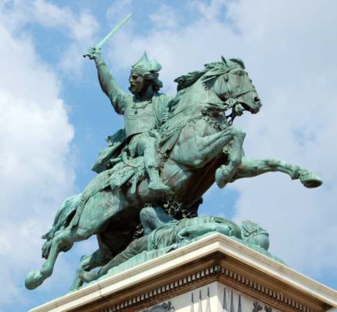 Clermont-Ferrand, place de Jaude : Vercingtorix