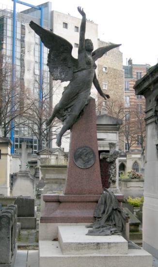 Ange, tombe du Cimetière du Montparnasse à Paris Photos