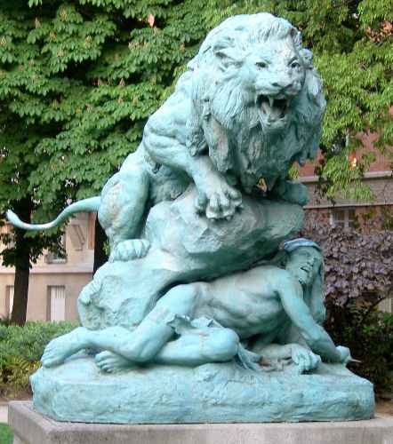 Henri Fougues : Lion rugissant