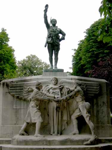 Jean Boucher : Monument aux volontaires amricains