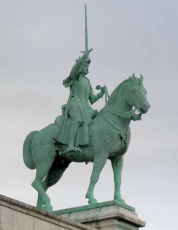 Hippolyte-Jules Lefebvre : Statue questre de Jeanne d'Arc