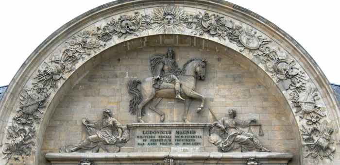 Guillaume Ier Coustou : Louis XIV équestre
