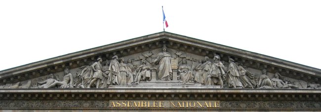 Jean-Pierre Cortot : Fronton du Palais Bourbon