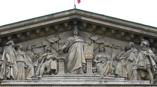 Jean-Pierre Cortot : Fronton du Palais Bourbon