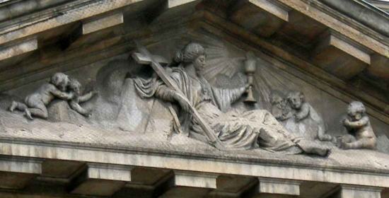 François Duret : La Religion accompagnée de quatre figures d'anges