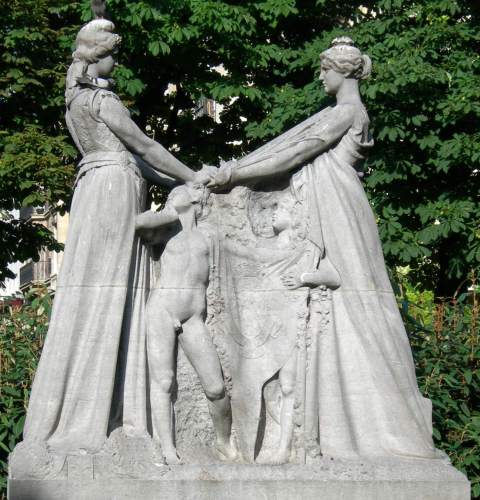 Isidore De Rudder : Monument de la reconnaissance de la Belgique à la France