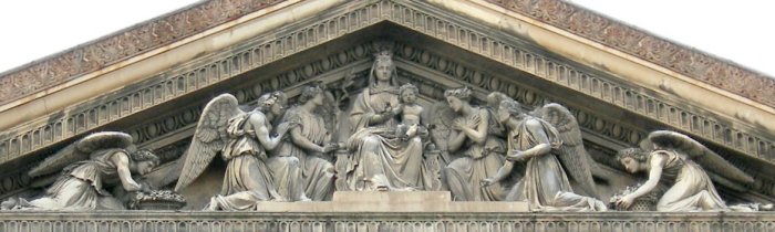 Charles-François Lebœuf dit Nanteuil : Anges adorant l'enfant Jésus que leur présente la Vierge