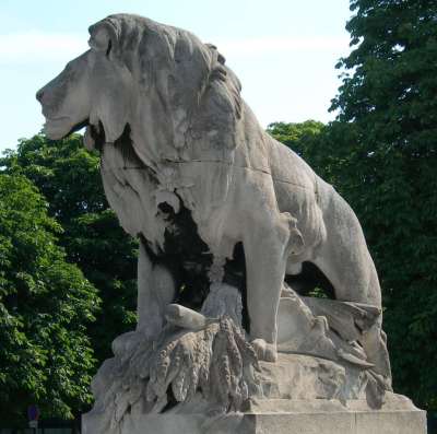 Georges Gardet : Lion  l'enfant (2)