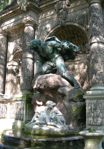 Fontaine Mdicis : Polyphme surprenant Acis et Galate