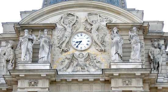 James Pradier : fronton du Luxembourg