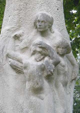Auguste de Niederhausern-Rodo : Monument  Paul Verlaine