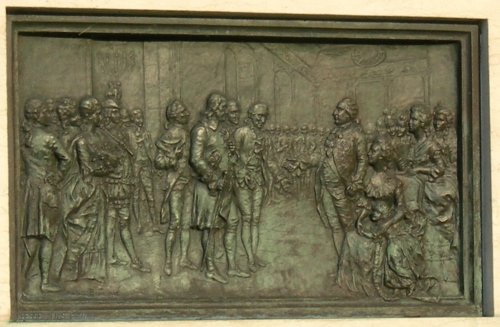 Frédéric Brou : Réception de Franklin à la cour - 1778