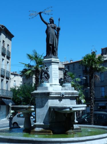 Charles Romain Capellaro : Fontaine de la Rpublique 