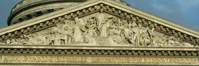 Pierre-Jean David d'Angers : Fronton du Panthon