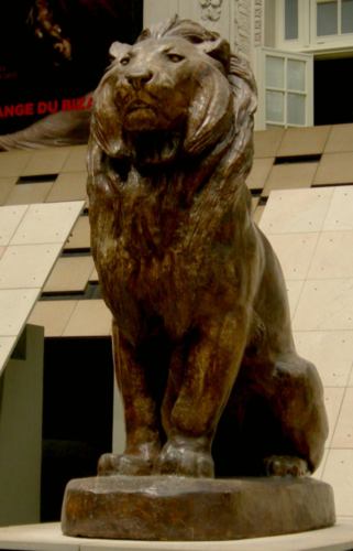 Antoine Louis Barye : Lion assis