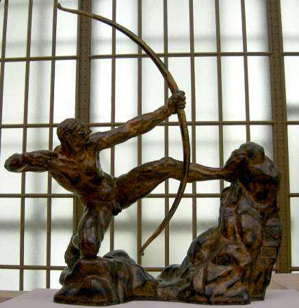 Antoine Bourdelle : Hrakls tue les oiseaux du lac Stymphale