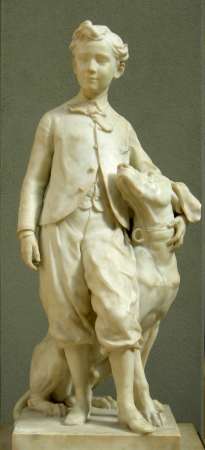 Jean-Baptiste Carpeaux : Le prince imprial et son chien Nro