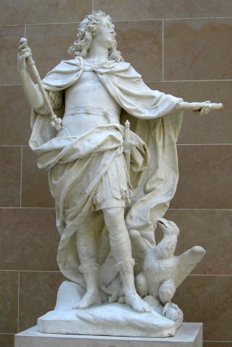 Nicolas Coustou : Louis XV en Jupiter