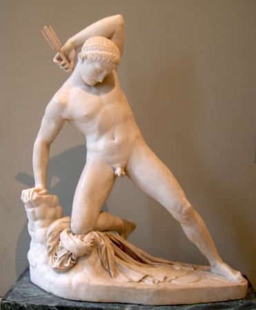 James Pradier : Niobide bless