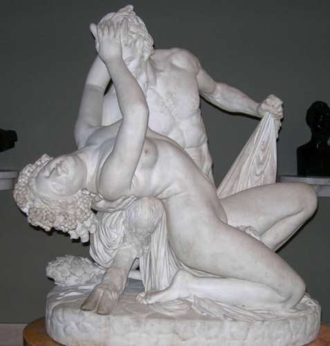 James Pradier : Satyre et bacchante