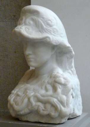 Auguste Rodin : Minerve casque (dite Pallas au casque)